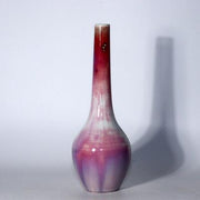 Japanese Glaze Flower vase Matsuyama Gaei porcelain vase signed w / box PV233
