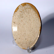 Japanese Antique Shino ware small plate Pottery Ceramic Early Edo Period