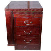 Japanese wooden box chest of drawers Book Display Rack Foldable desk Funa Tansu