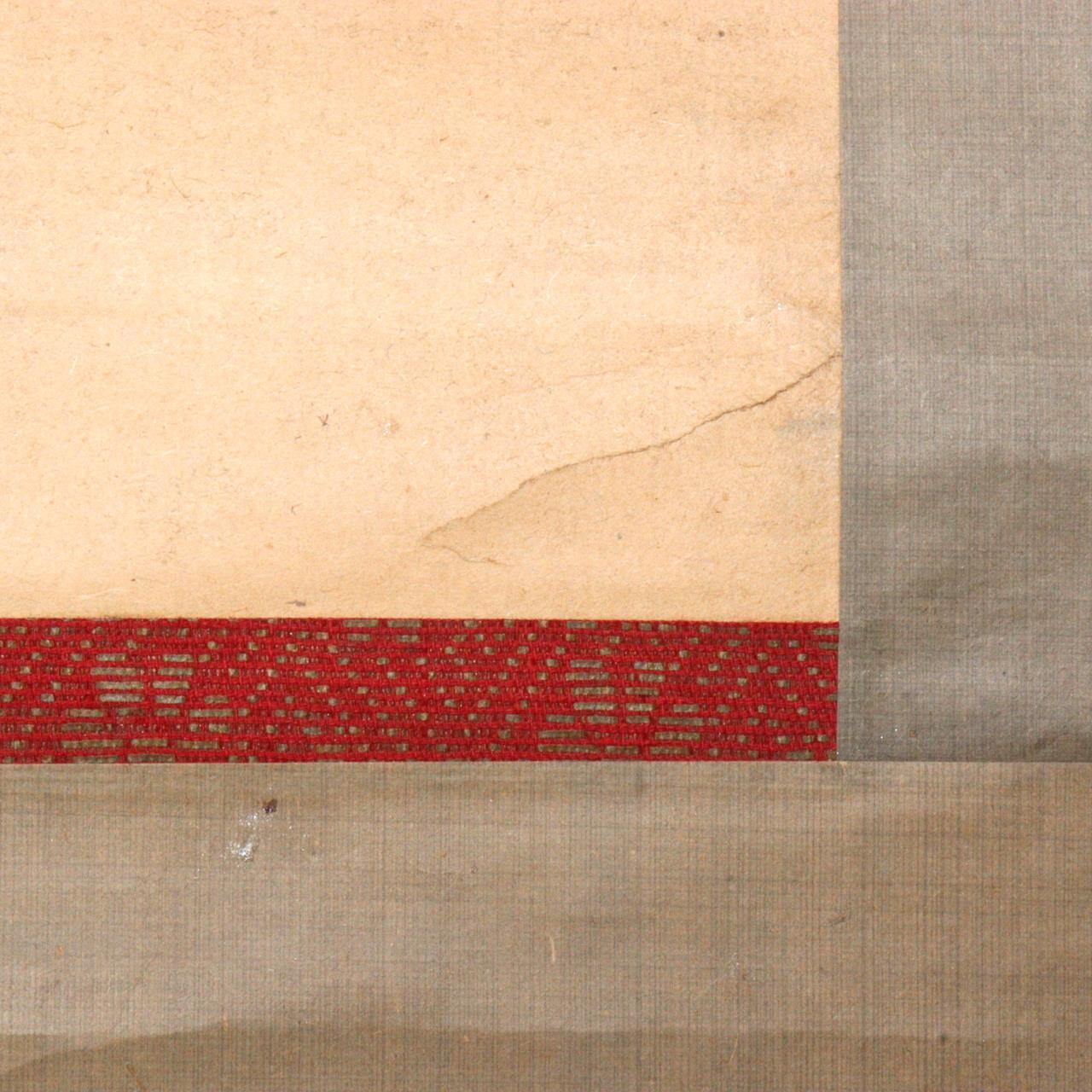 Japanese Kakejiku hanging scroll Inari Fox Shinto Kitsune Buddhist ASO360