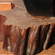 Japanese Antique wooden zelkova Jizai kagi Irori Mingei ornament WO320