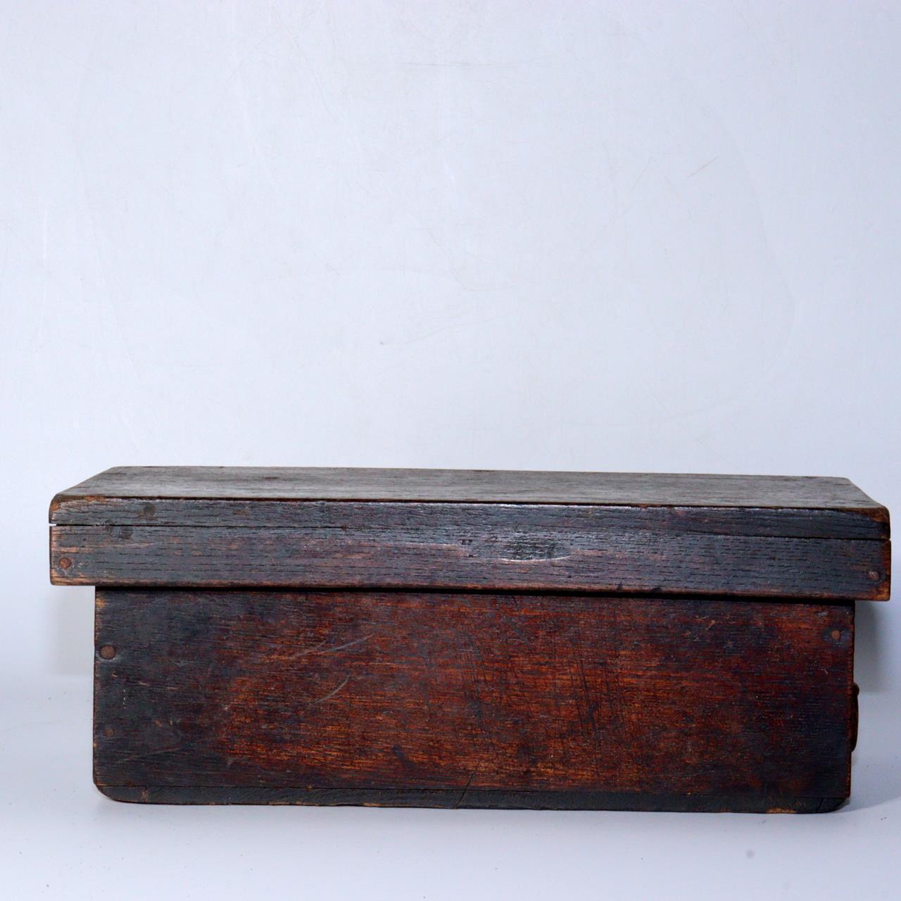 Japanese Antique wooden Bonito flakes box katsuobushi Shaving Tool Drawer WBX247