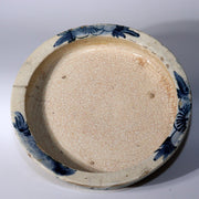 Japanese Seto Mino Pottery Flower Vase Plate Suiban Water basin signed PCP210