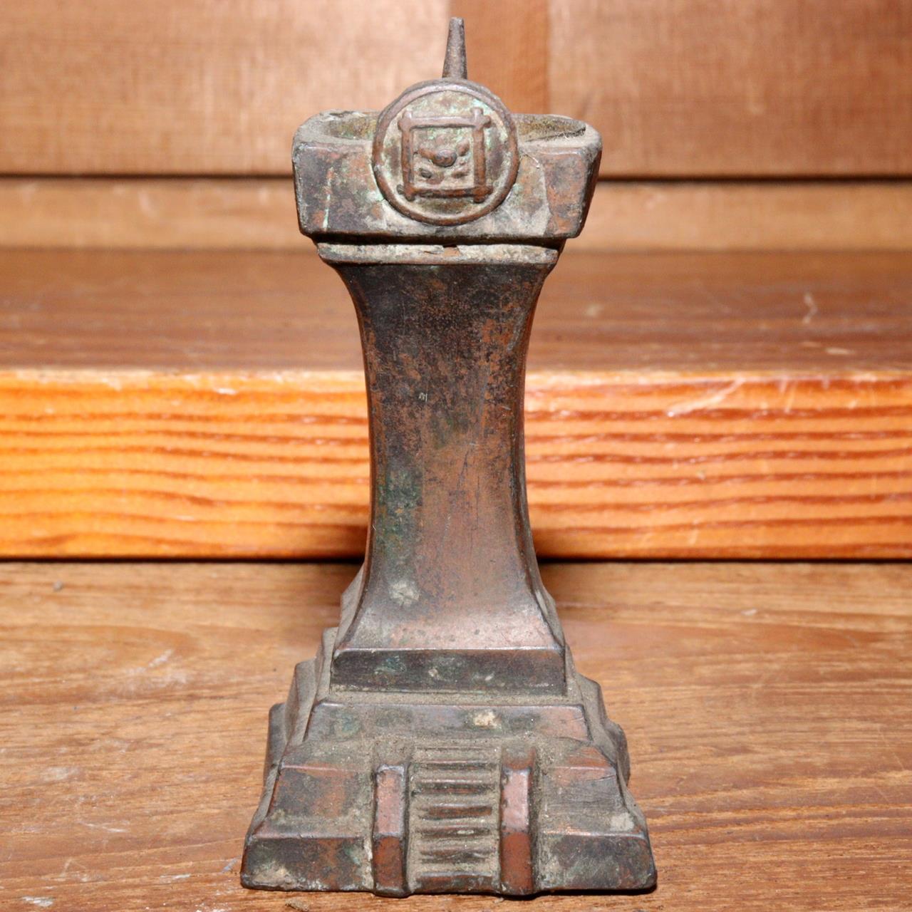 Japanese pottery Wood clay Buddha statue Ebisu Daikoku Inari Fox ornament WB171