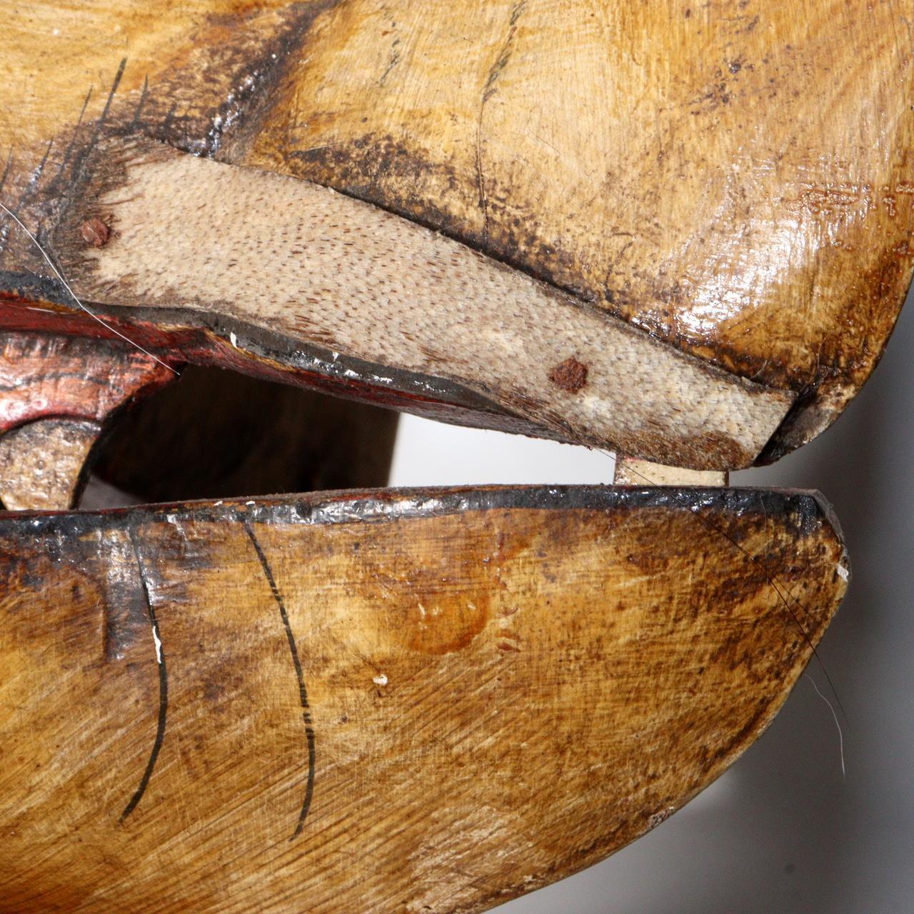 Southeast Asia or Japanese wooden monkey Mask Kagura Noh MSK487