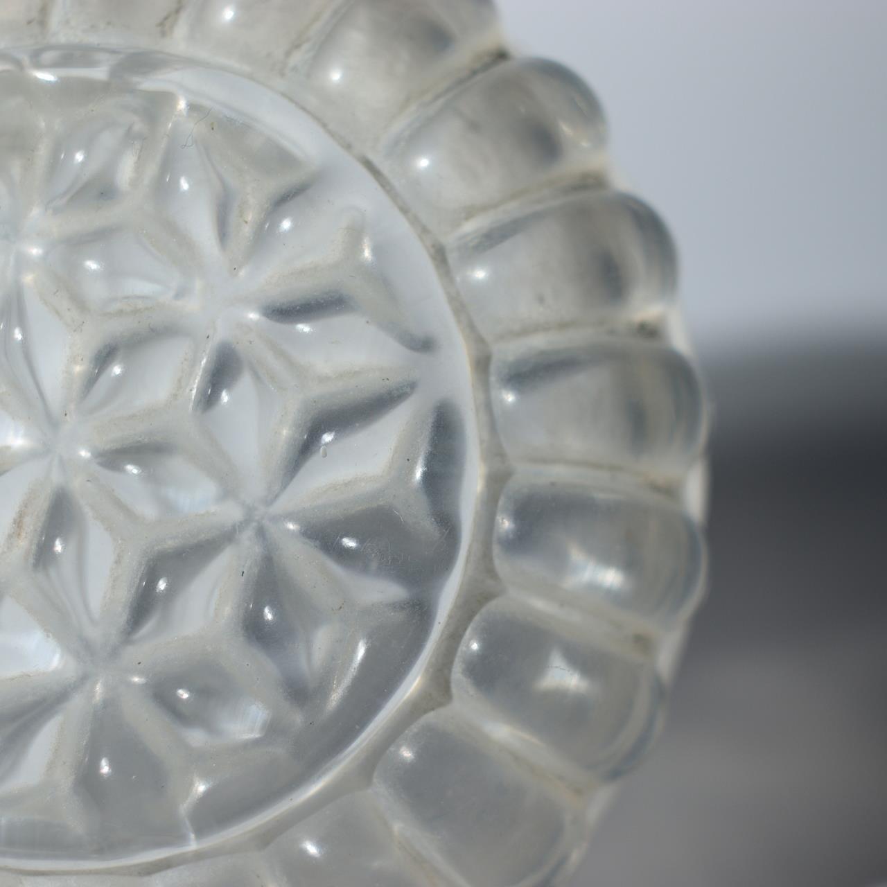 Rare Edo Period Giyaman Glass Sake Dish – Japanese Antique Uranium Glass GO15