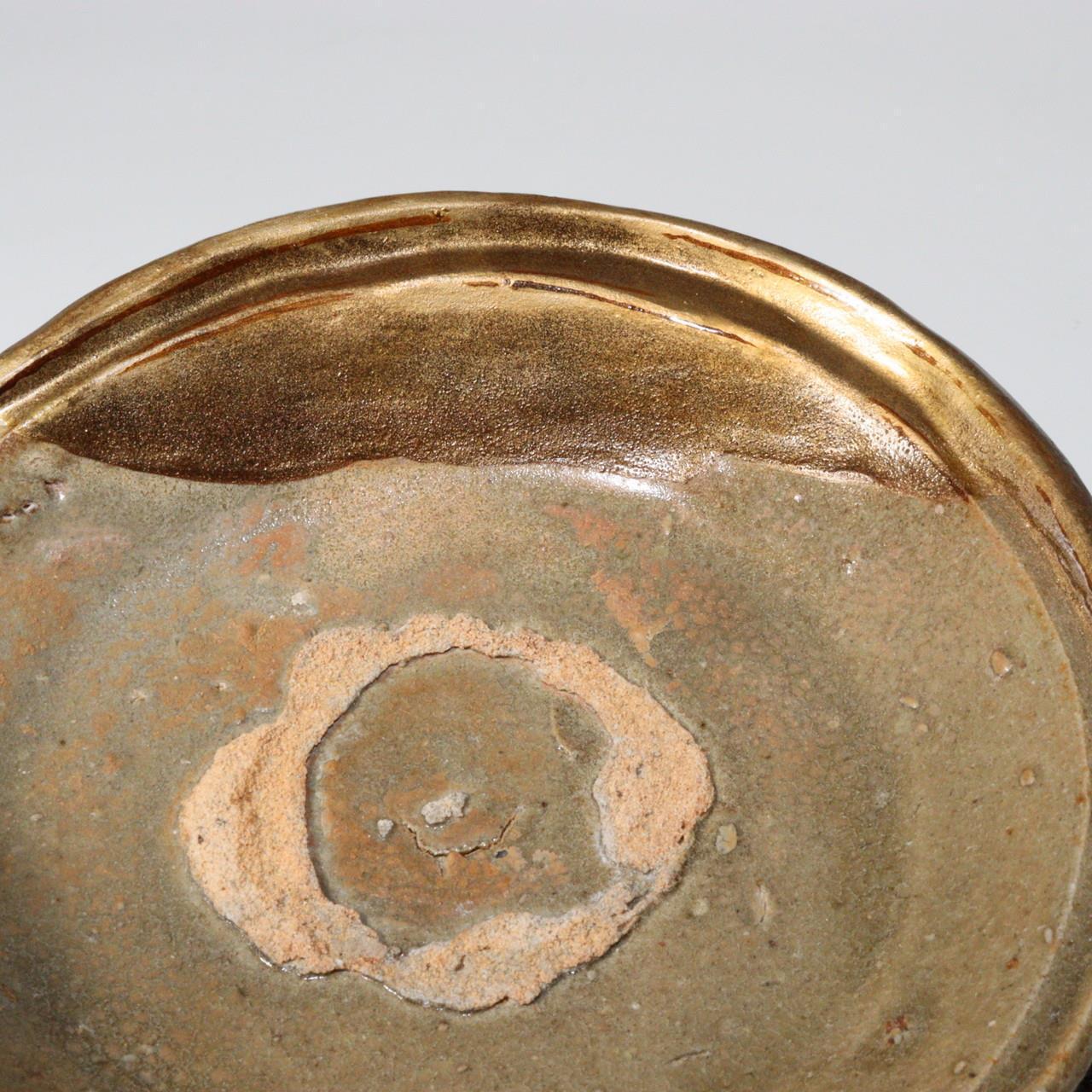 Japanese Antique Karatsu ware tea 5 Plates Pottery Ceramic bowl PCP152