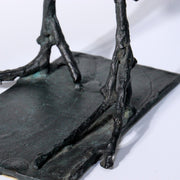 Japanese Bronze Konotori stork Figurine ornament Ryokichi Mukai BOS866