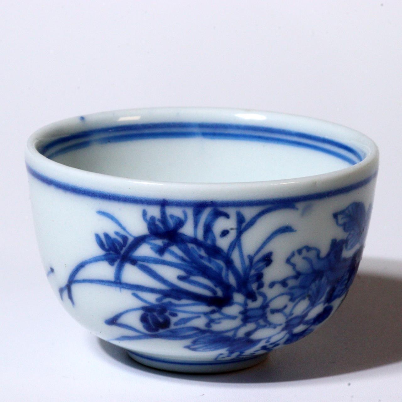 Japanese Antique Koto ware Two Cup pottery Ceramics Signed Beku-hai Box PCP221