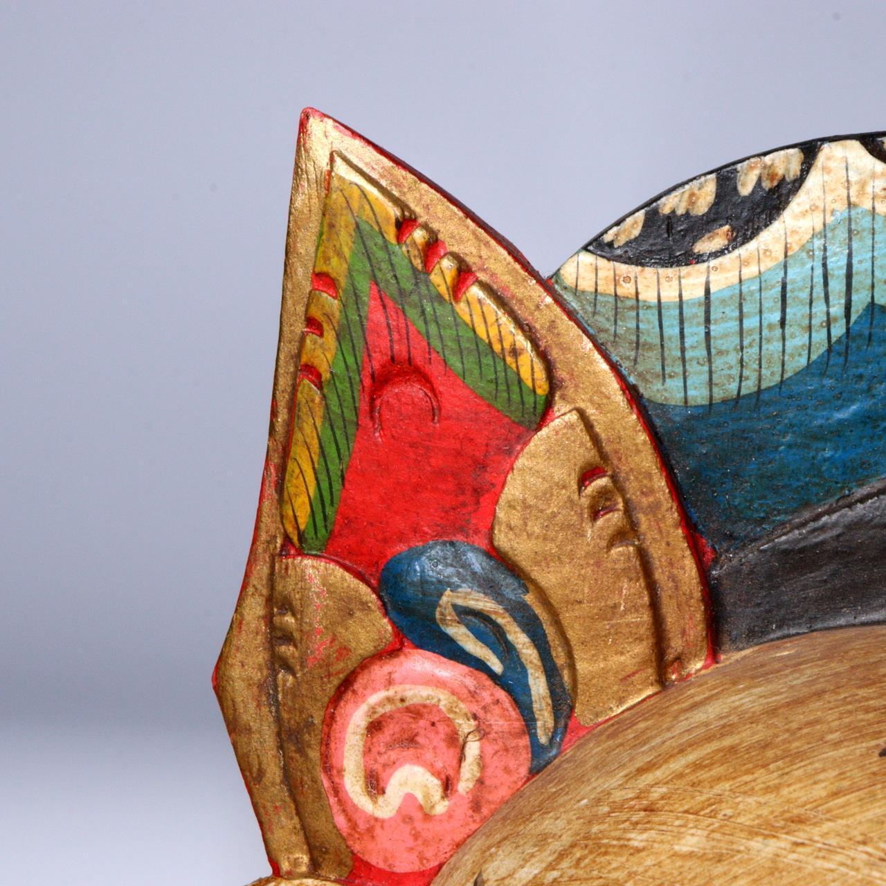 Handcrafted Wooden Masks from Andong Hahoe Village Korea MSK498