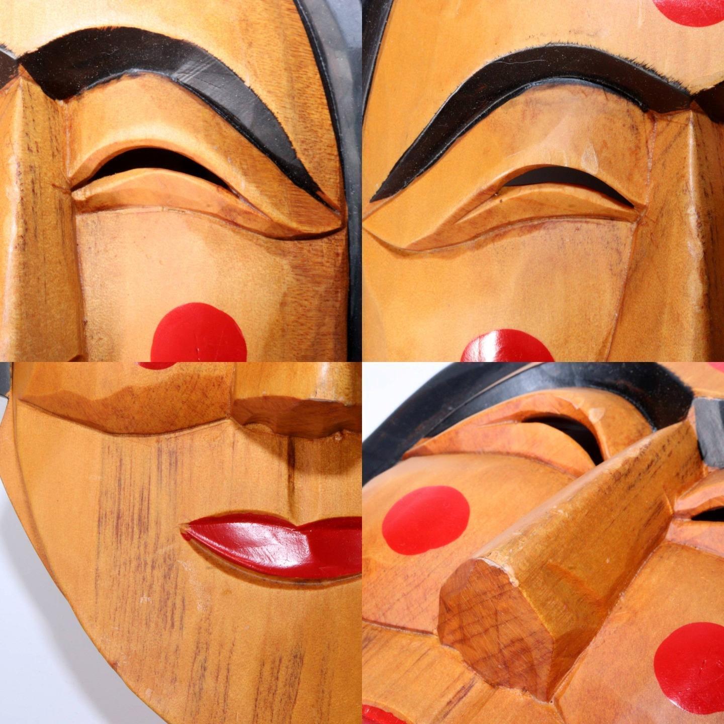Handcrafted Wooden Masks from Andong Hahoe Village Korea MSK498