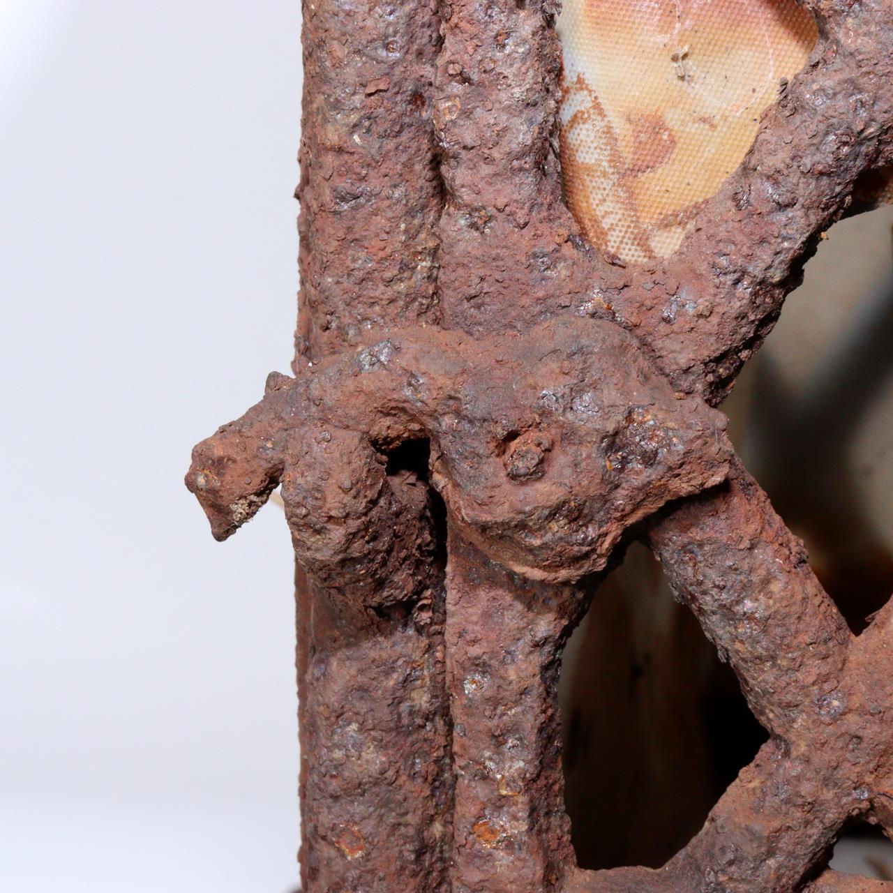 Japanese Iron Hanging lantern temple Buddhism BOS855
