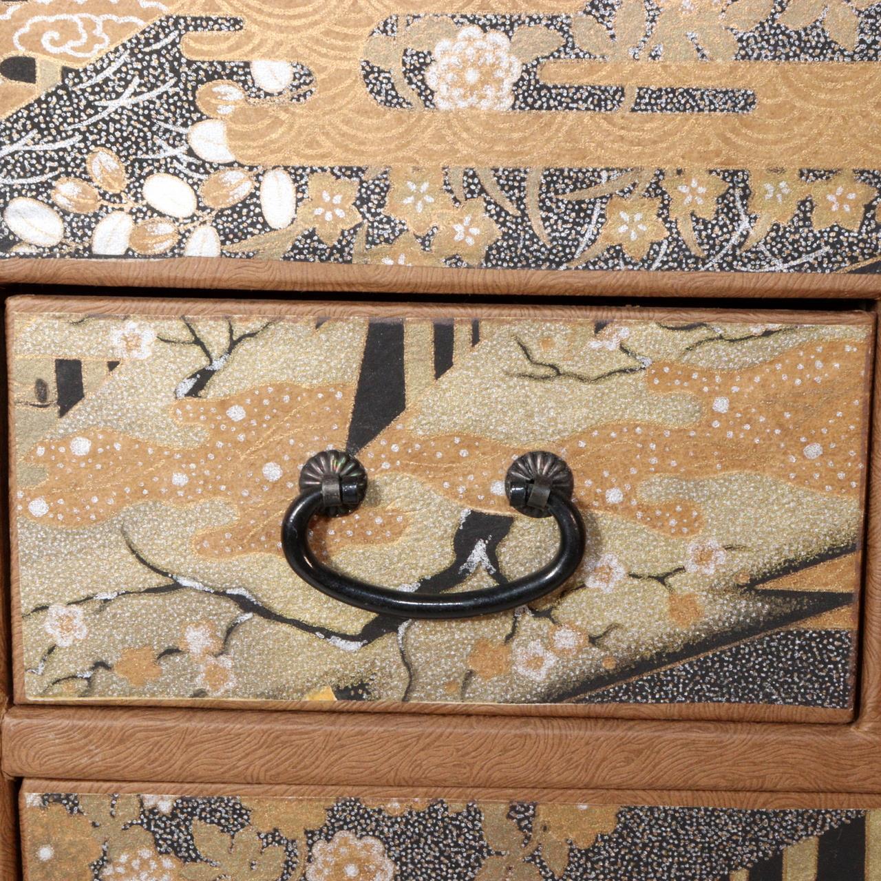 Japanese Made of paper Storage Box Drawers Sliding Doors Shelf Drawer WBX262