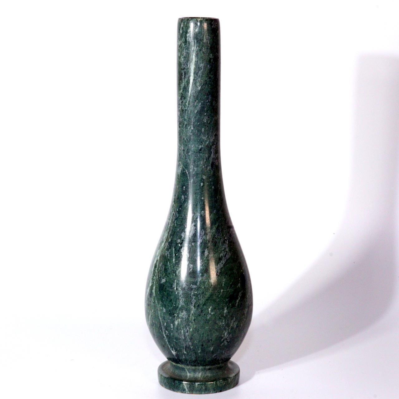 Japanese stone vase with a bronze - like appearance BV561