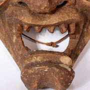 Antique Japanese Noh Hannya Masks - Exquisite Hand-Carved Detail Demon Oni