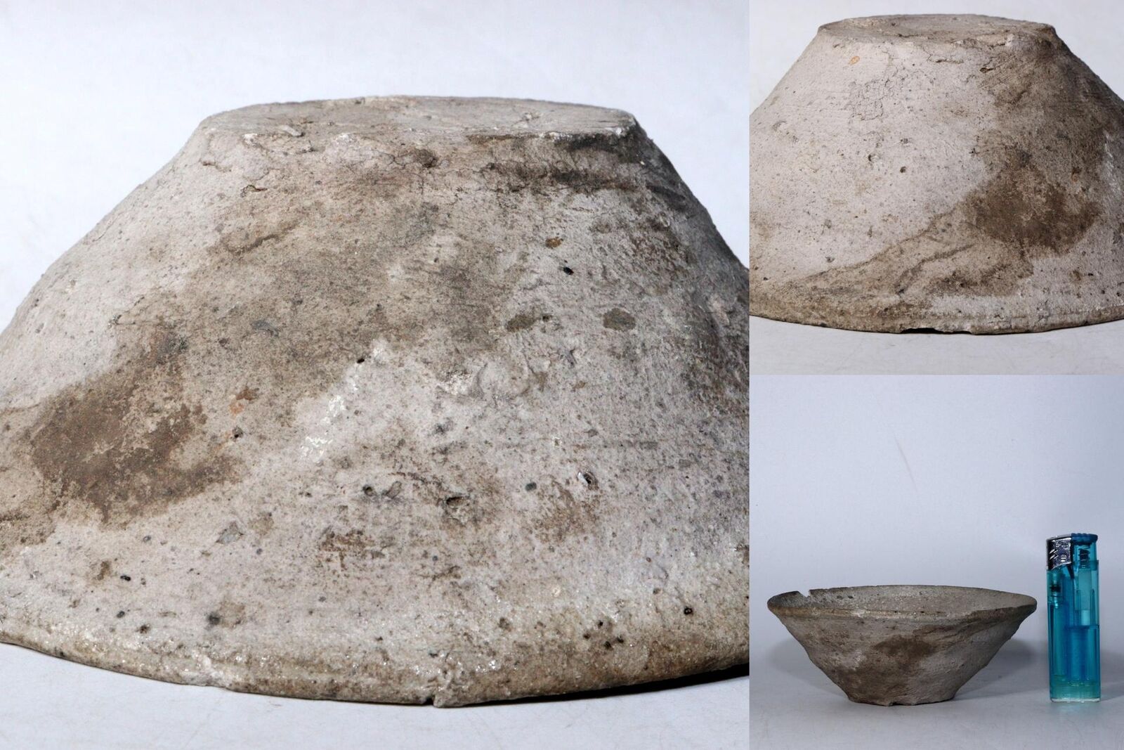 Japanese Antique Tokoname Yama Chawan Mountain Tea Bowl Kamakura Sado PCP209