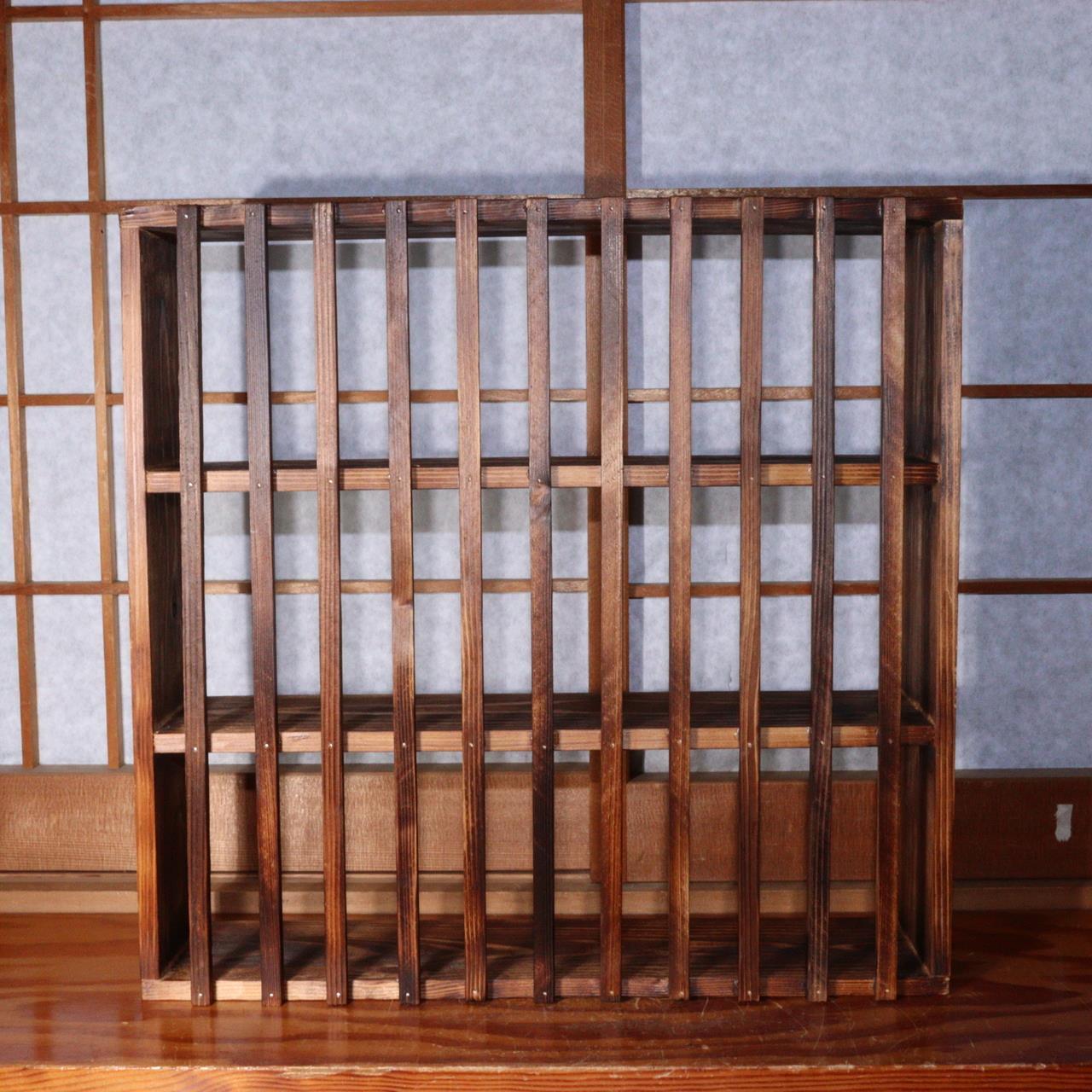 Japanese wooden decorative Shelf Soba choko display board stand WO311 -2