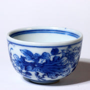 Japanese Antique Koto ware Two Cup pottery Ceramics Signed Beku-hai Box PCP221
