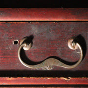 Japanese Antique wooden box chest of drawers Zenibako Funa Tansu Meiji WBX259
