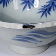 Japanese Tiger pattern Antique Porcelain Imari ware Bowl IP109