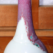 Japanese Glaze Flower vase Matsuyama Gaei porcelain vase signed w / box PV232