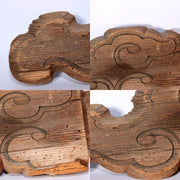 Antique Wooden Temple Bracket (Kibana) - Traditio Shinto Temple decoration WO357