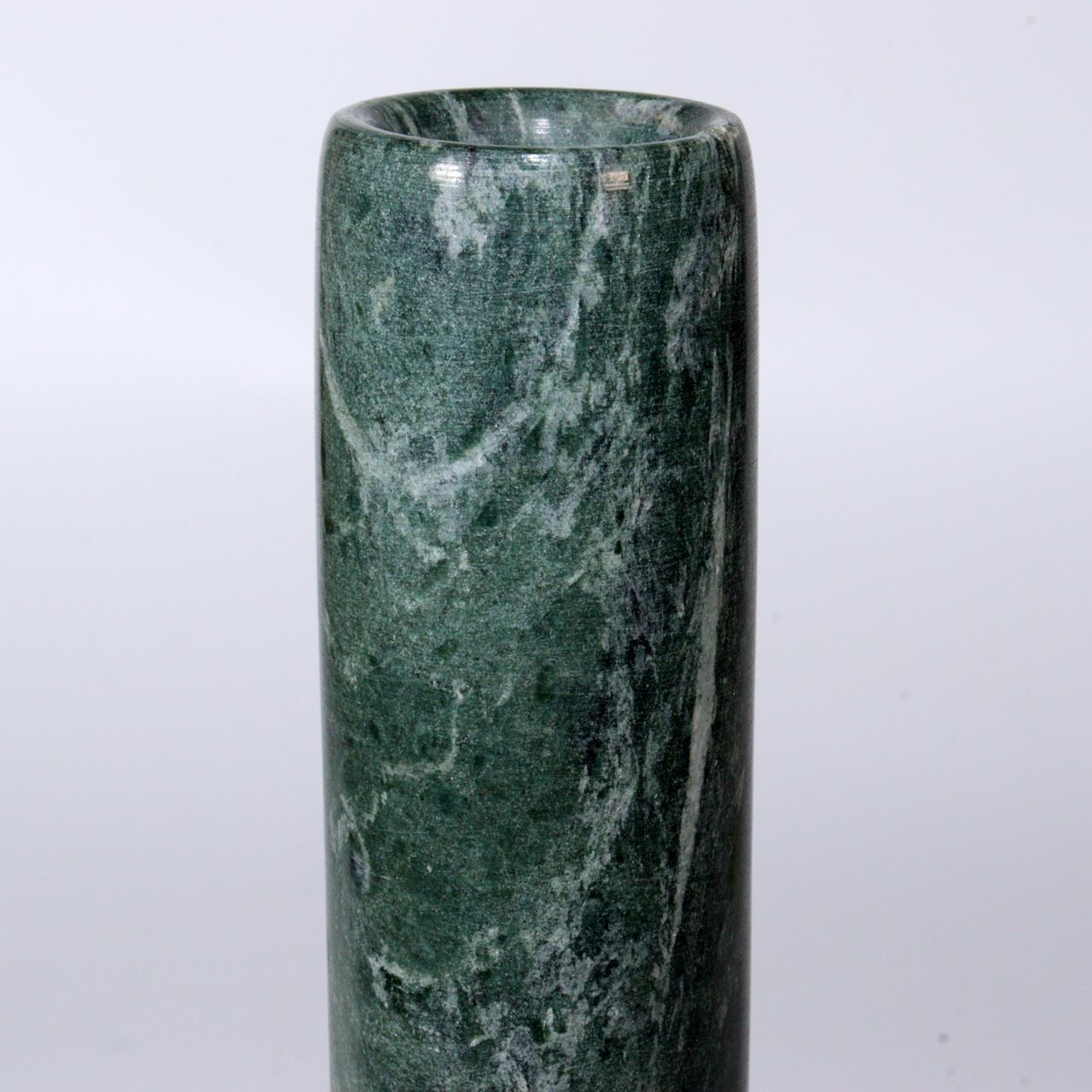 Japanese stone vase with a bronze - like appearance BV561