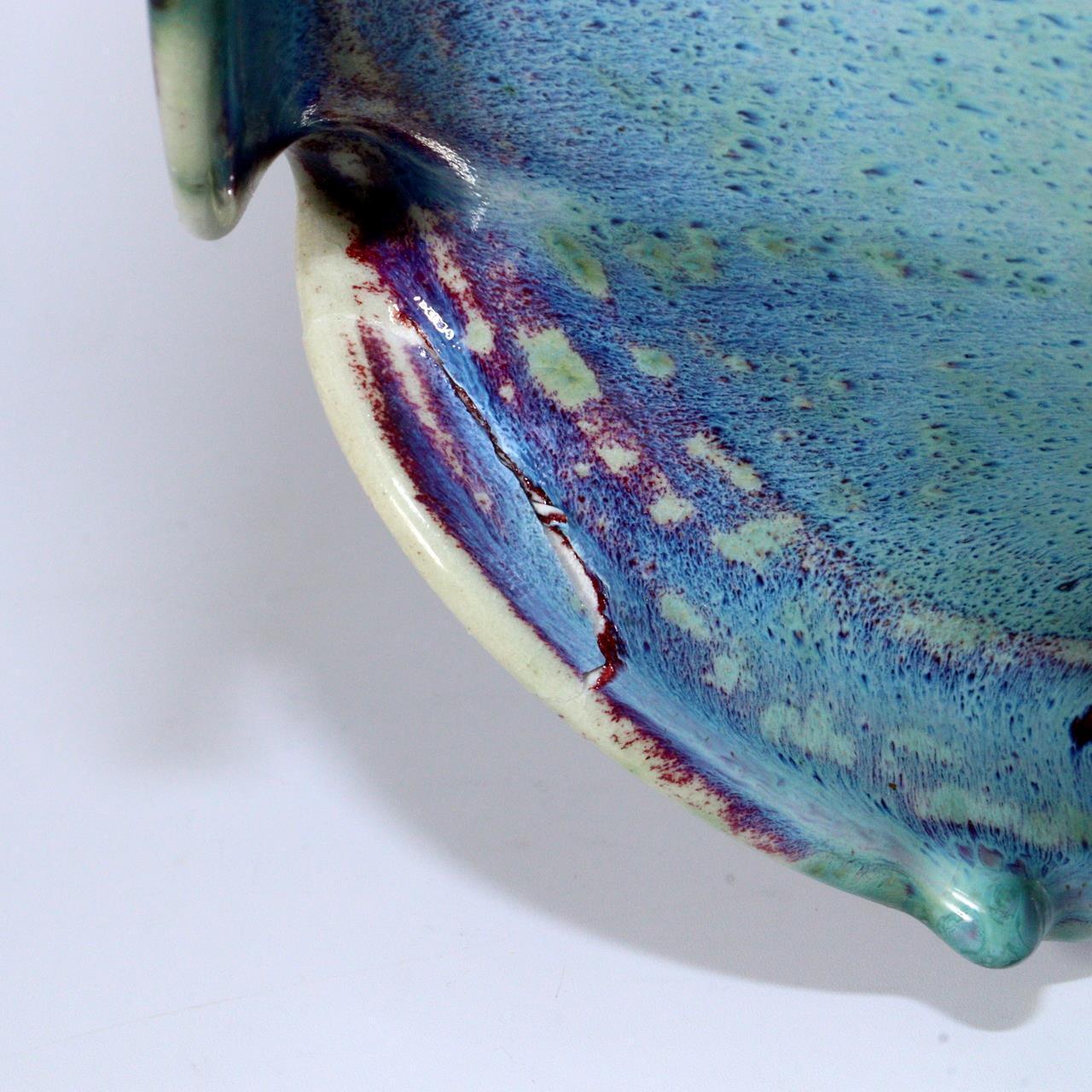 Japanese Glaze Flower Big vase Matsuyama Gaei porcelain vase signed box PV247