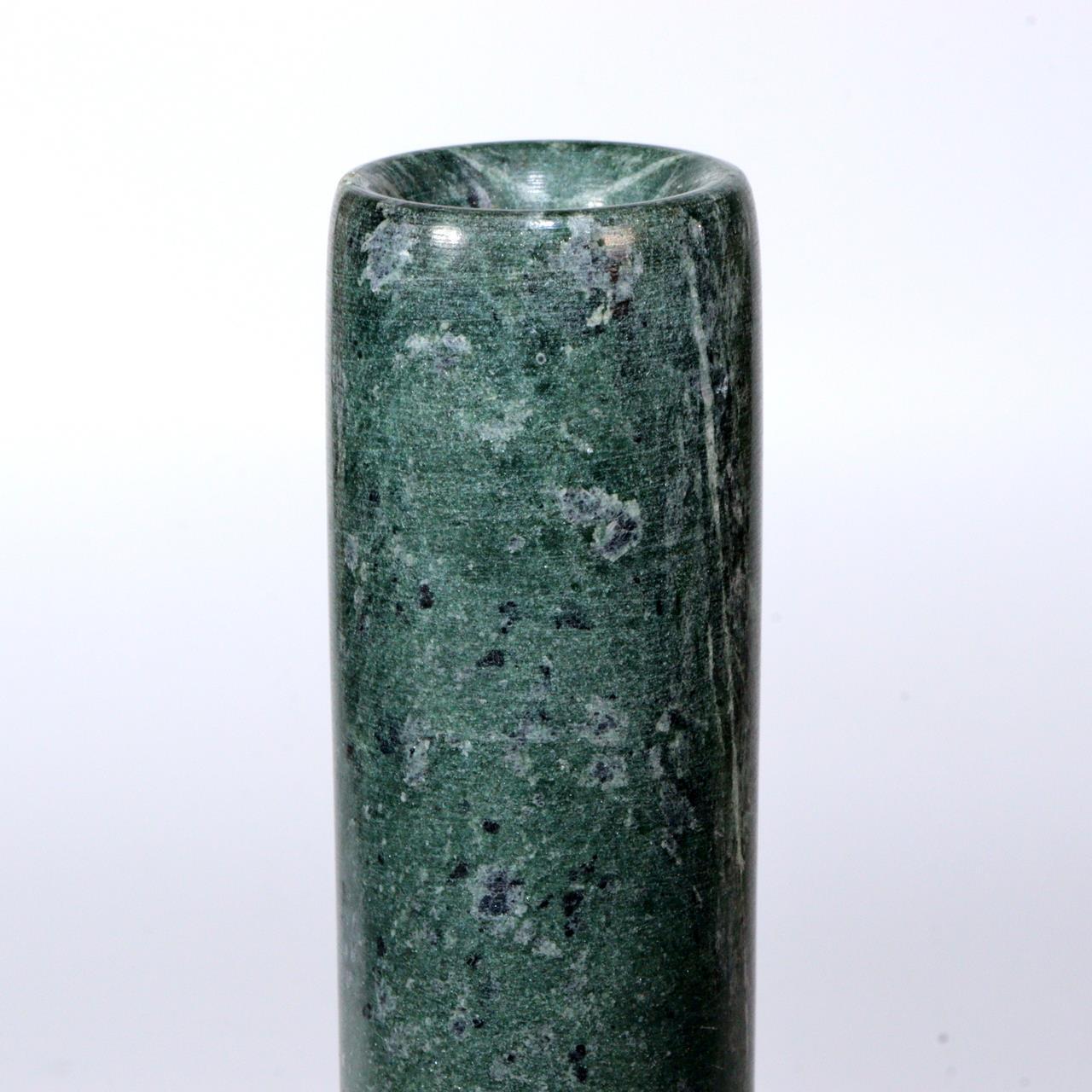 Japanese stone vase with a bronze - like appearance BV561