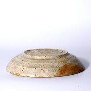 Japanese Antique Shino ware small plate Pottery Ceramic Early Edo Period