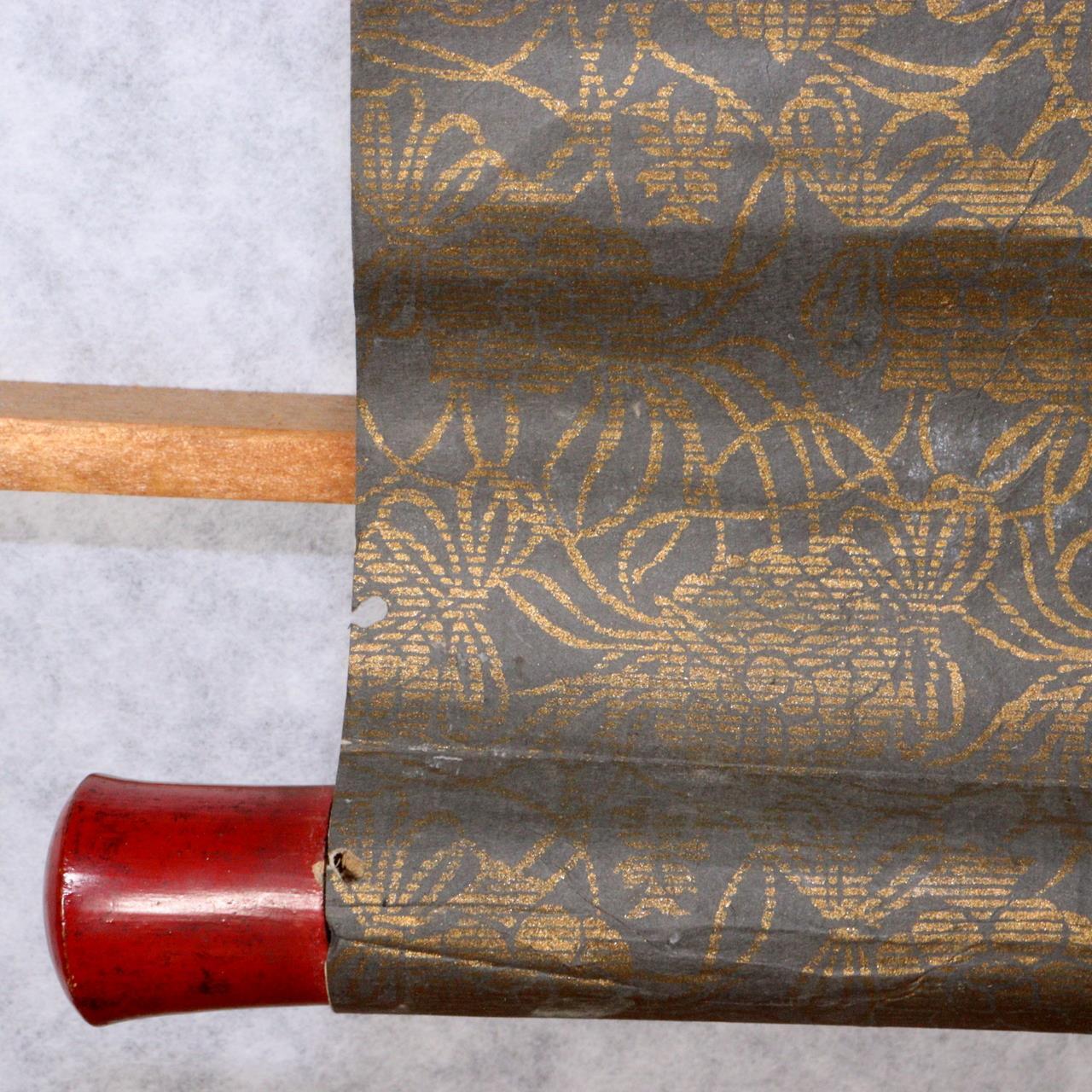 Japanese Kakejiku hanging scroll Emakimono Aizen Myo Esoteric Buddhism ASO359