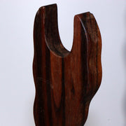 Japanese wooden Luxury ebony Sword Rack Stand Sturdy Stable Two swords SWR337