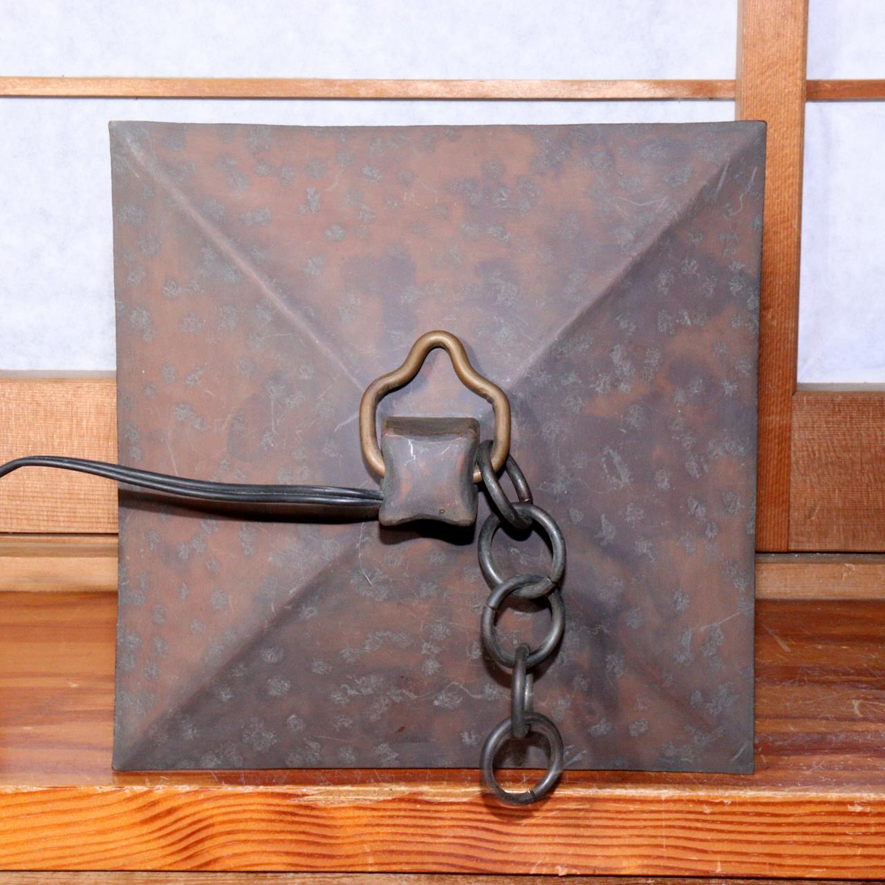 Japanese Brass lantern electric light temple Hanging lantern Buddhism BOS795