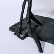 Japanese Bronze Konotori stork Figurine ornament Ryokichi Mukai BOS866