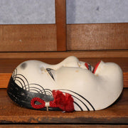 Japanese wooden Kyogen Noh Mask Fukure Okame Otogoze Oto MSK406