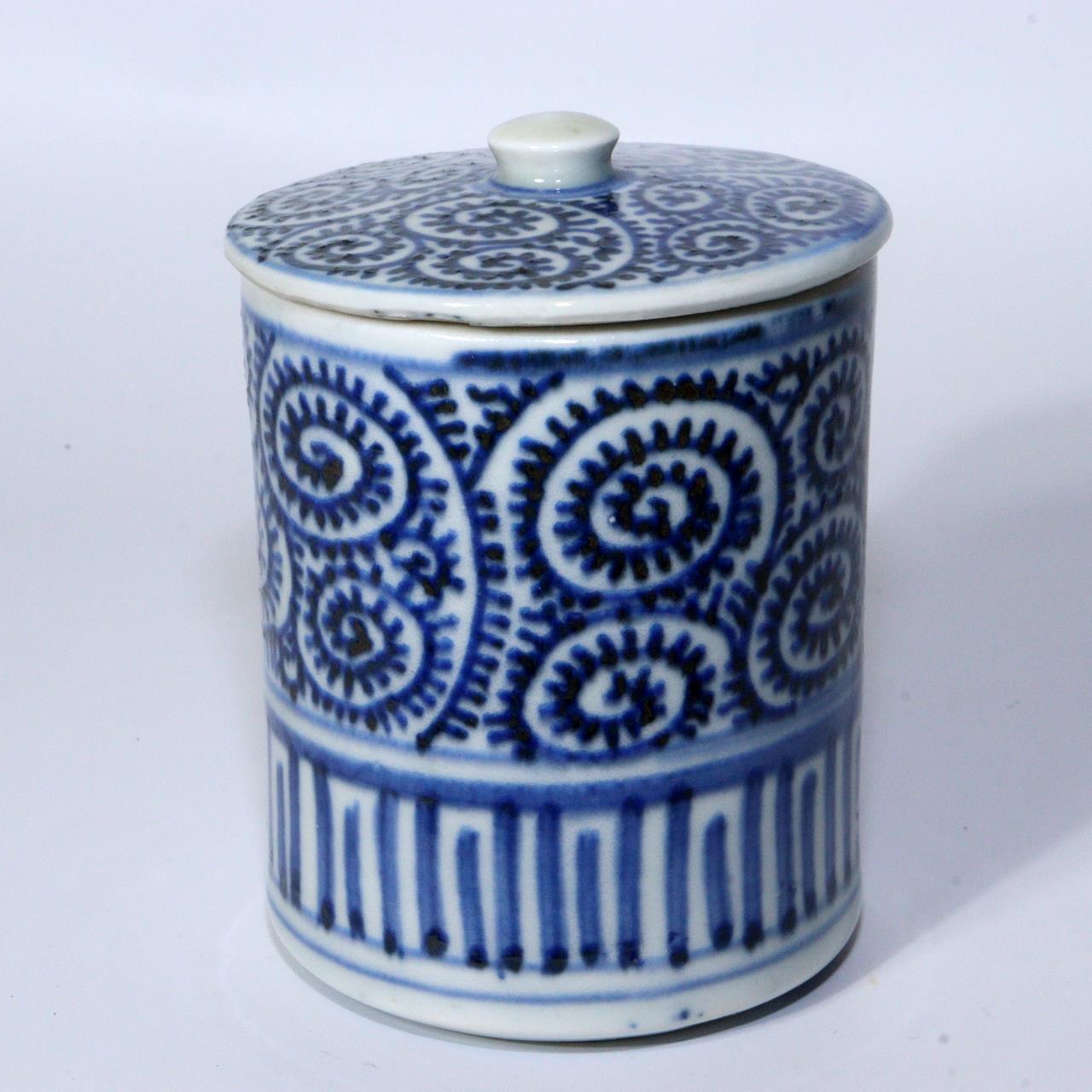 Japanese wooden Tobacco tray Bon Imari arabesque ash container set WO372