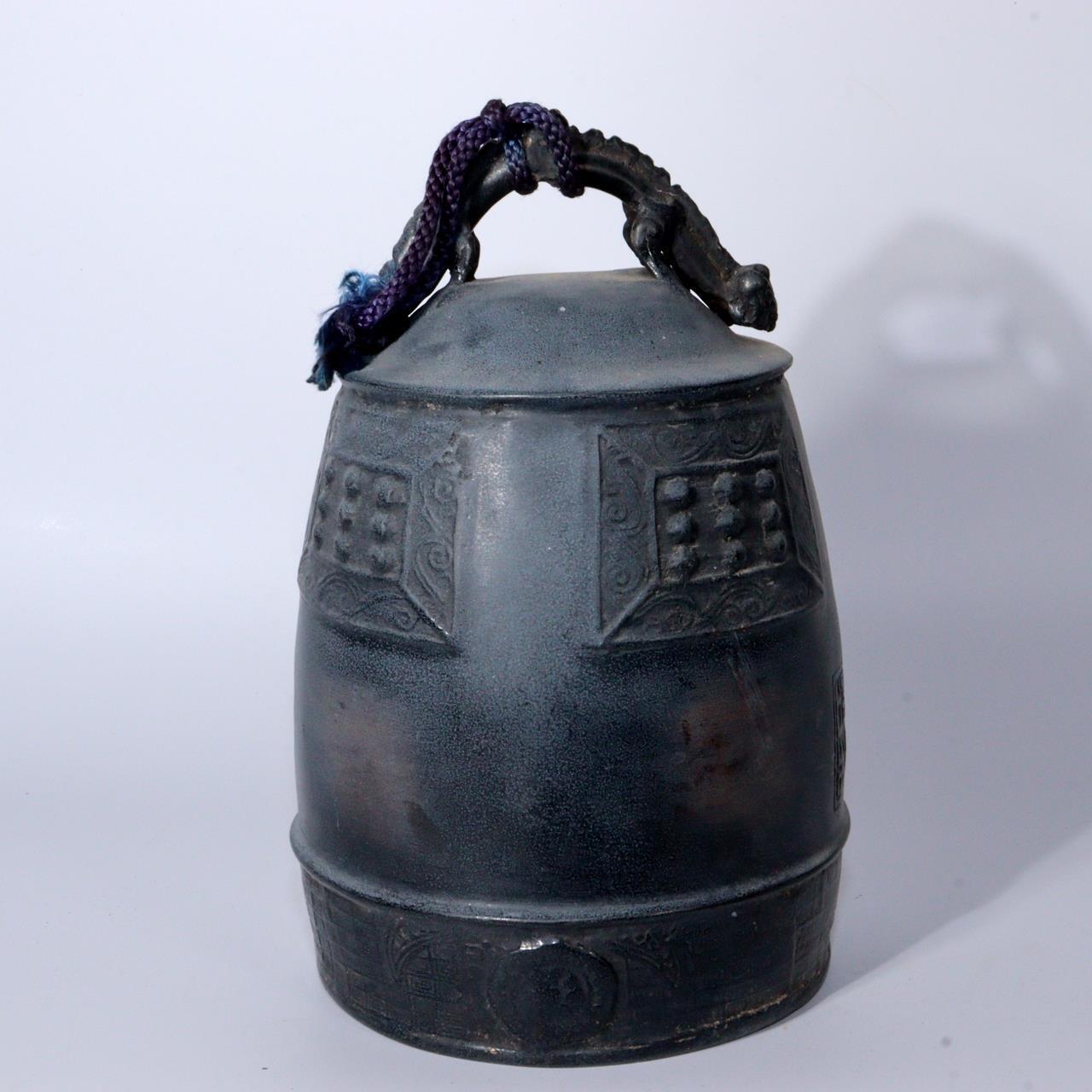 Japanese Vintage Bronze Hanging bell Temple Buddhist BOS867 -2