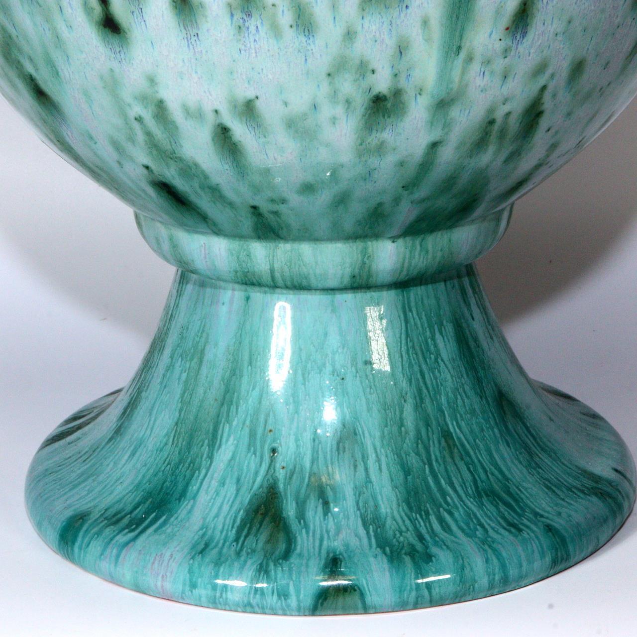 Japanese Glaze Flower Big vase Matsuyama Gaei porcelain vase signed box PV247