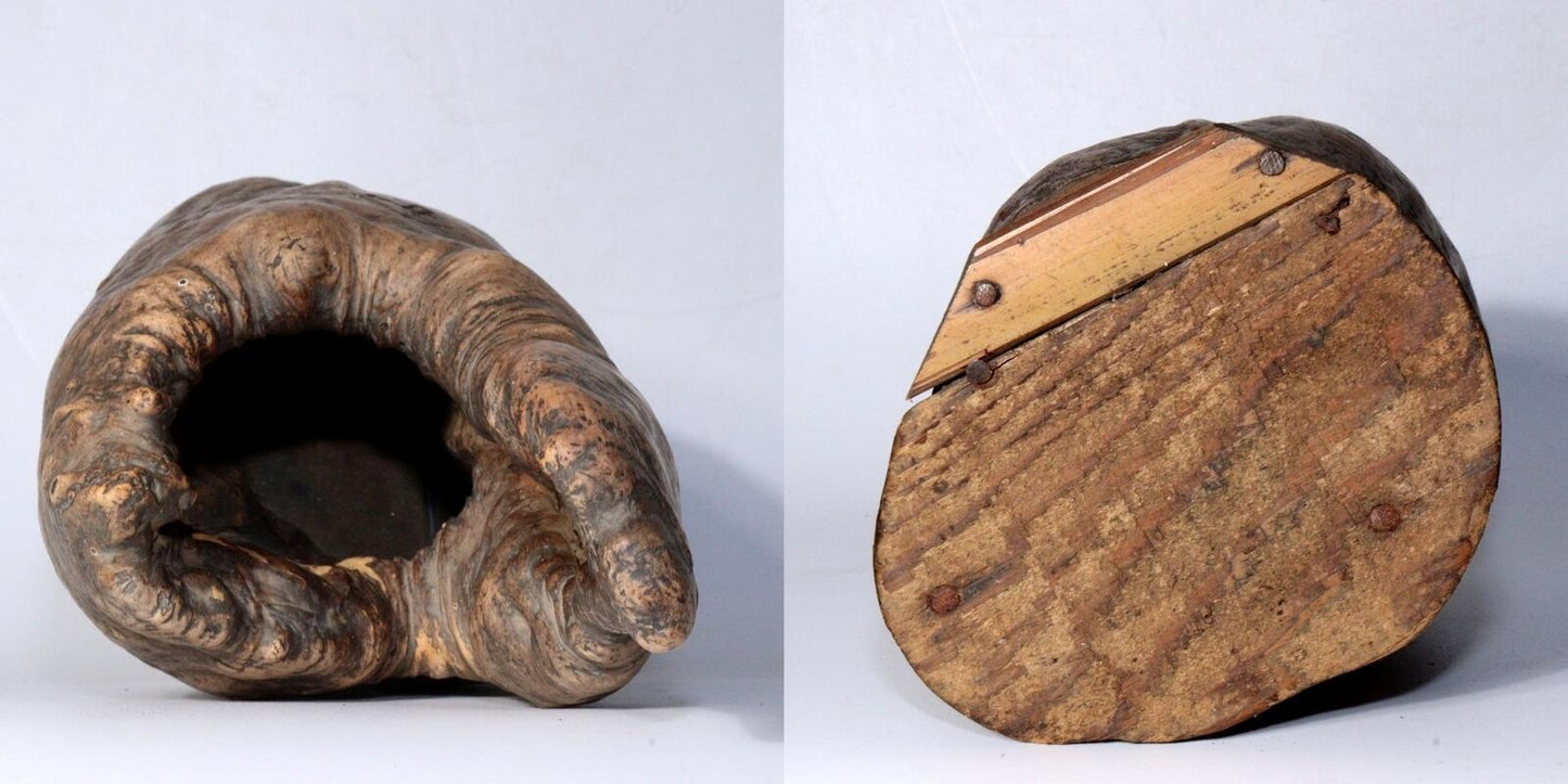 Japanese wooden Natural wood Tree roots vase Tobacco tray bon Ornament WO330