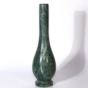 Japanese stone vase with a bronze - like appearance BV561