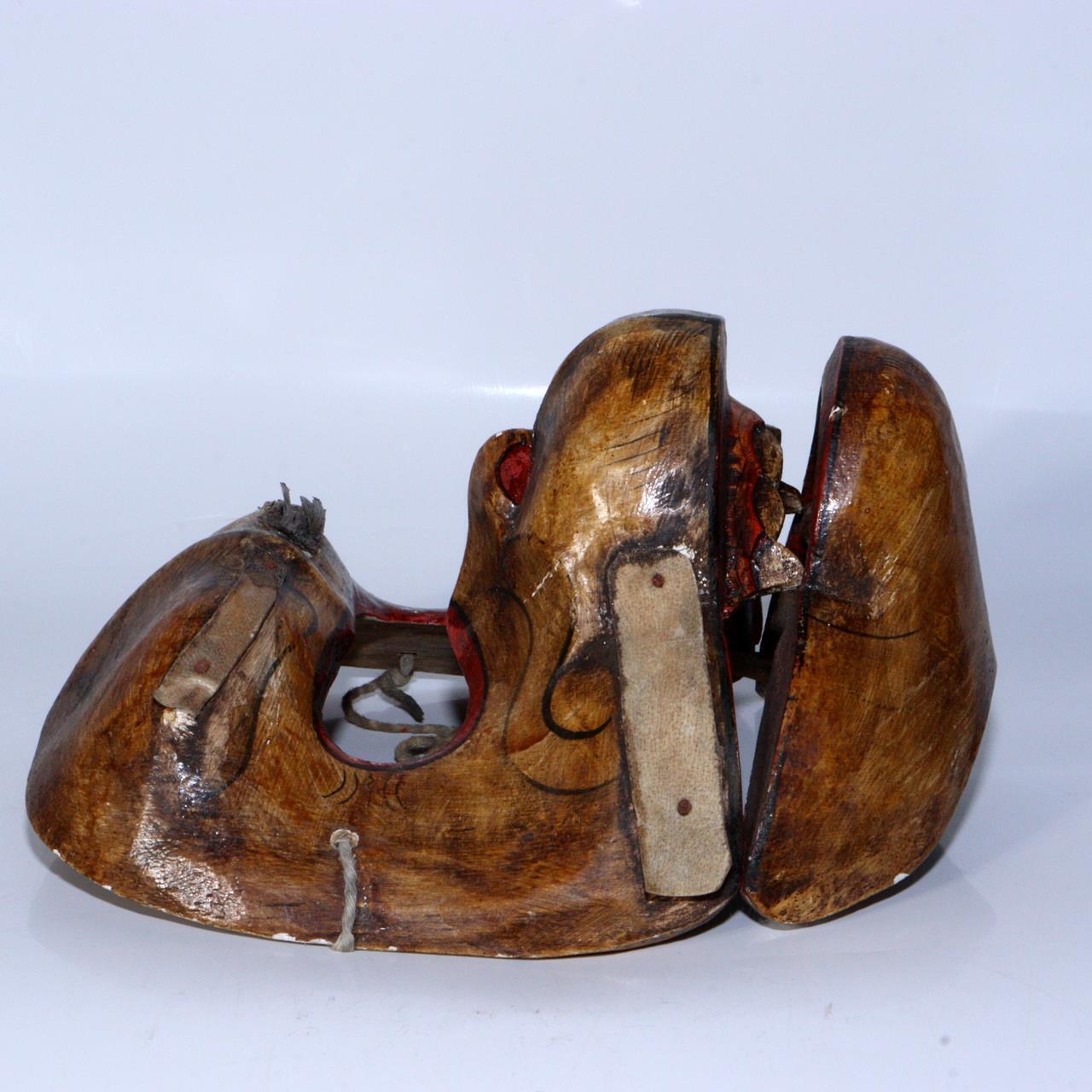 Southeast Asia or Japanese wooden monkey Mask Kagura Noh MSK487