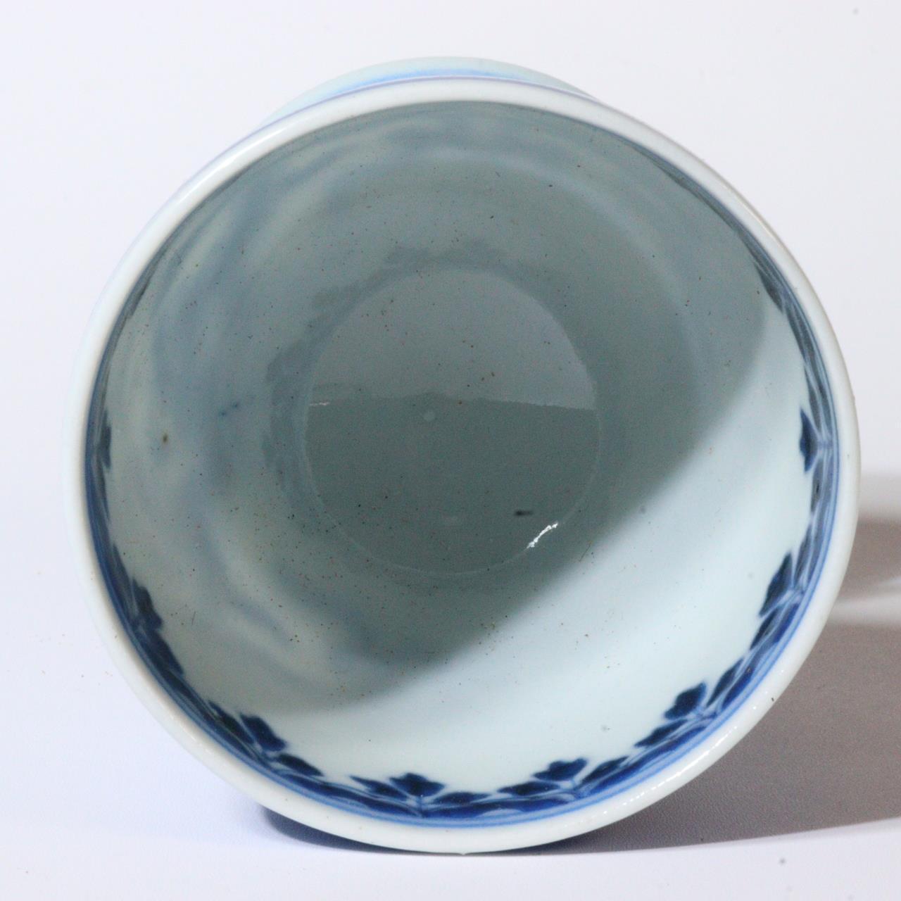 Japanese Antique Koto ware Two Cup pottery Ceramics Signed Beku-hai Box PCP221