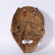 Antique Japanese Noh Hannya Masks - Exquisite Hand-Carved Detail Demon Oni