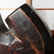 Japanese Antique wooden zelkova Jizai kagi Irori Mingei ornament WO320