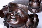Japanese Bronze Daikokuten Ornament Okimono Saegusa Sotaro signed BOS829