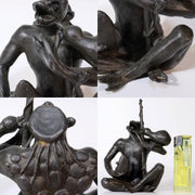 Japanese Bronze Kappa yokai ornament Statue Figurine Takashi Omori BOS849