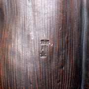 Japanese Bizen ware pottery ceramic Statue vase ornament signed w / box BW74