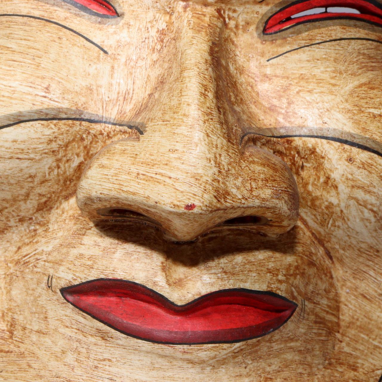 Handcrafted Wooden Masks from Andong Hahoe Village Korea MSK498