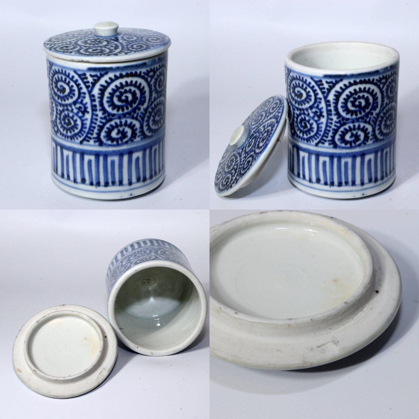 Japanese wooden Tobacco tray Bon Imari arabesque ash container set WO372