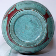 Japanese Bronze Flower Vase Takaoka doki signed w / box BV565